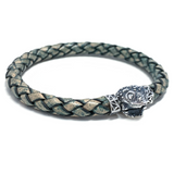 Toad MASCOT (Micro) with Antique Green Leather Bracelet