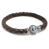 MEMORINE Nazar Eye MASCOT with Leather Bracelet