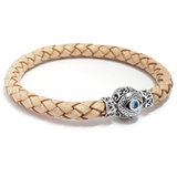 MEMORINE Nazar Eye MASCOT with Leather Bracelet