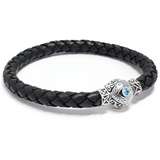 MEMORINE Nazar Eye MASCOT with Leather Bracelet