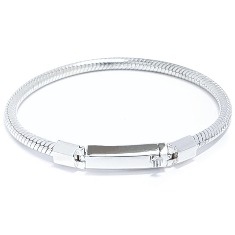 “Snake” Hexagon Silver Bracelet