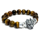 Chinese Dragon MASCOT with Tiger’s Eye Bracelet