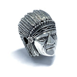 MEMORINE Indian Chief MASCOT with Leather Bracelet