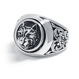 Wolf MASCOTS Gentleman Coin Ring