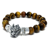 Chinese Dragon MASCOT with Tiger’s Eye Bracelet